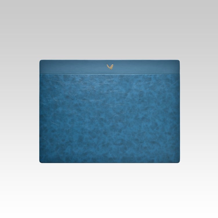 22x16 Inches Rigid Desk Blotter Plus | Moderno | Blue