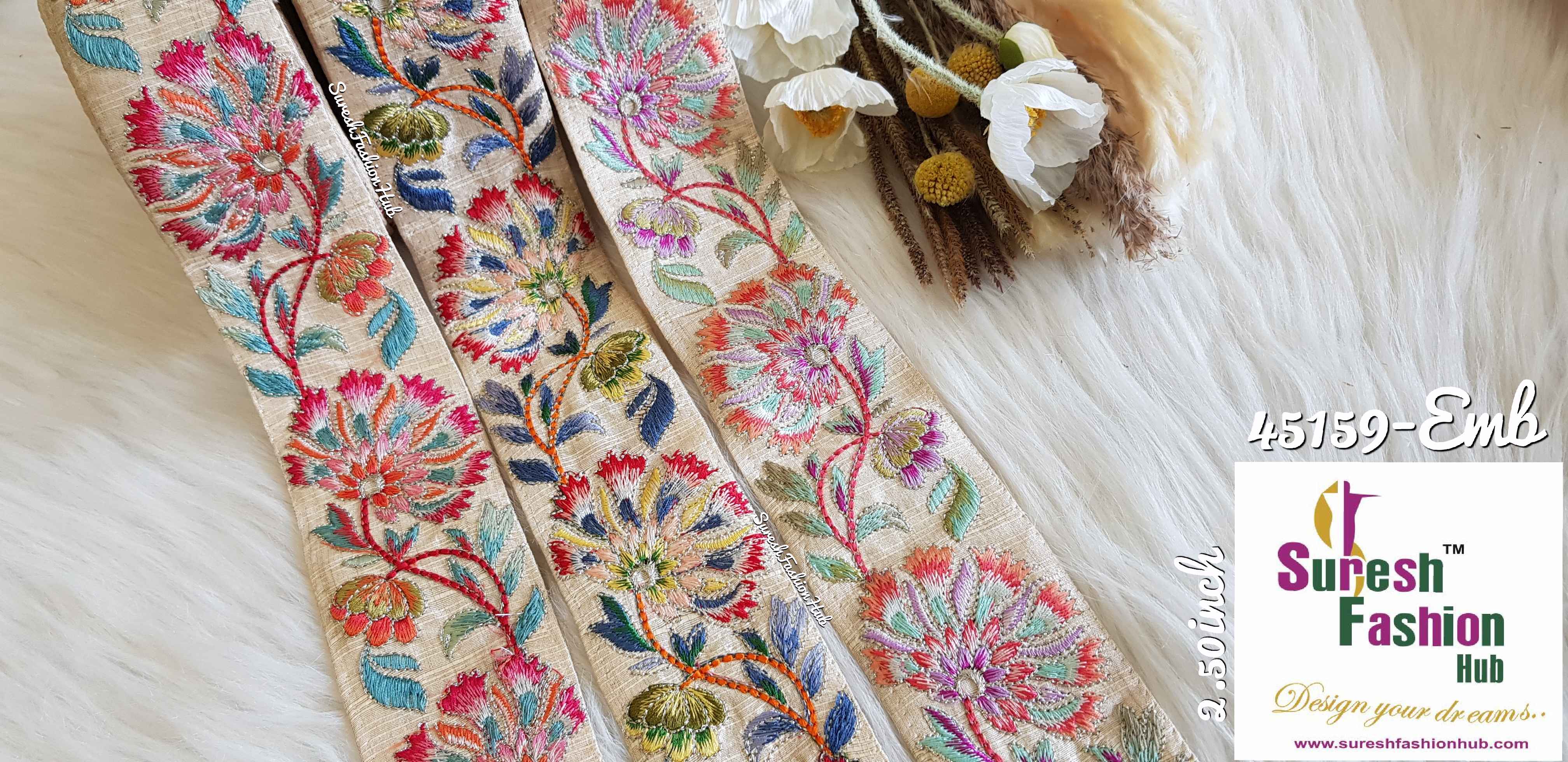 Lustrous Threads  Embroidery Trim