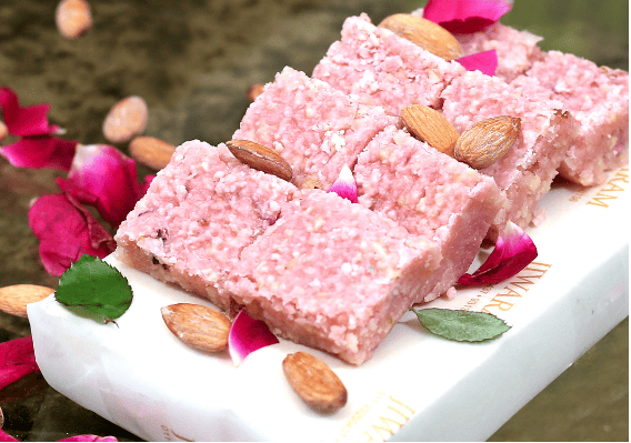 Gulab Badam Louj (Delicious Kart Special)