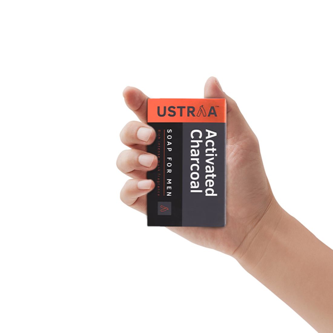 Ustraa Soap-Activated Charcoal-100g (Pack Of 8)