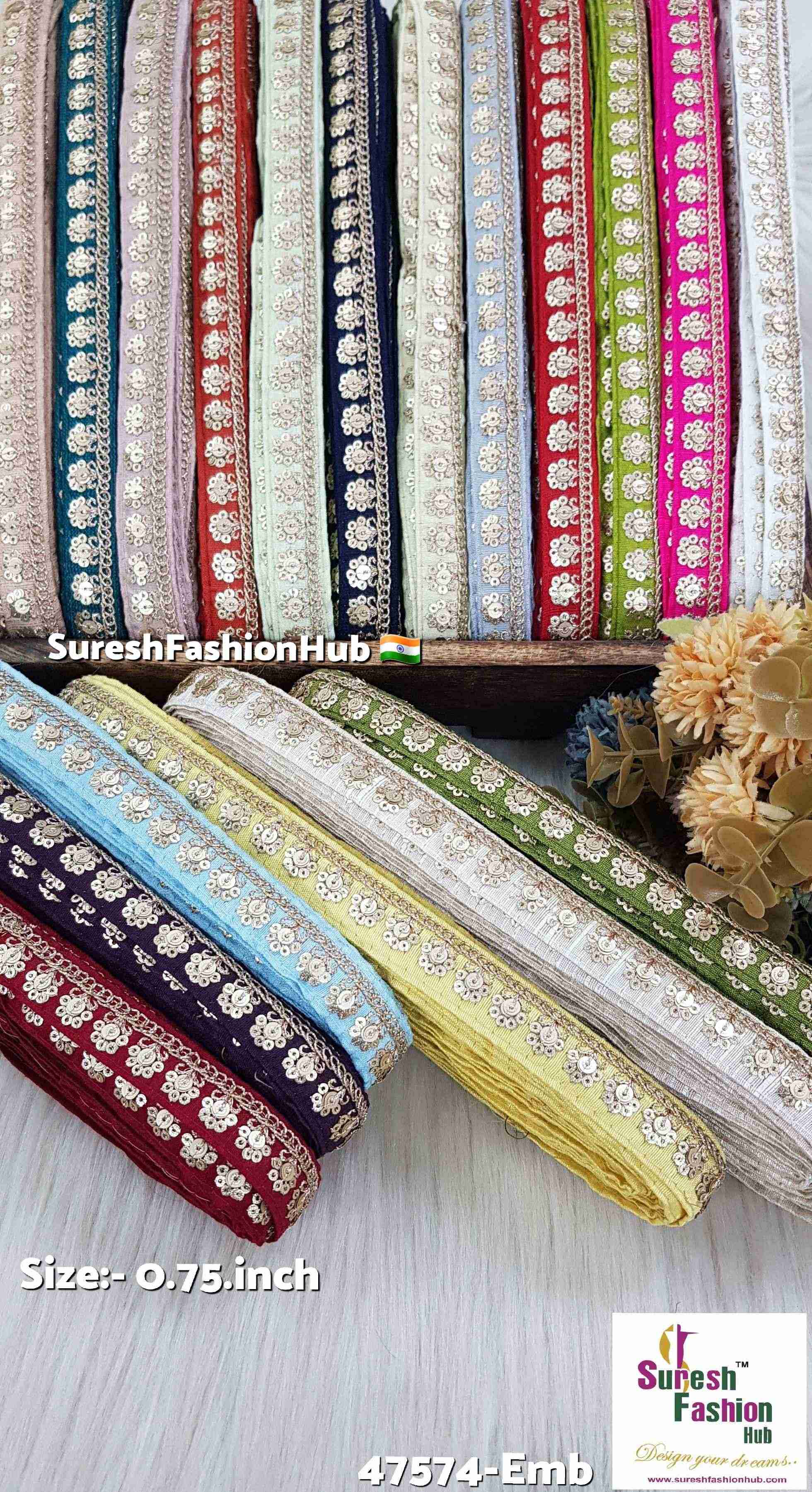 Embroidery Wine Bliss Surat Silk