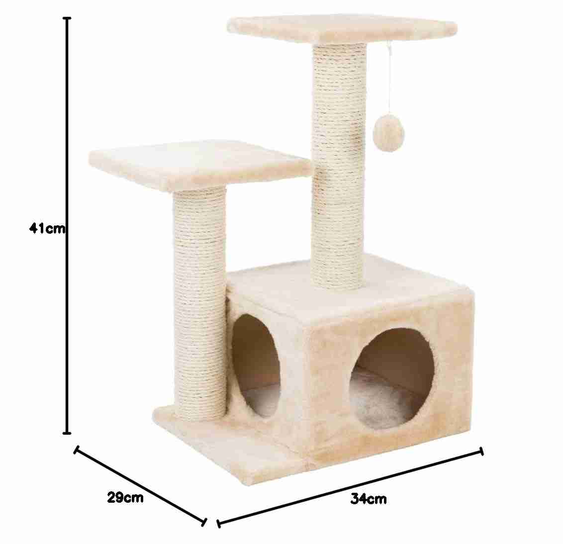 Trixie Valencia Cat Tree (71cm, Beige)