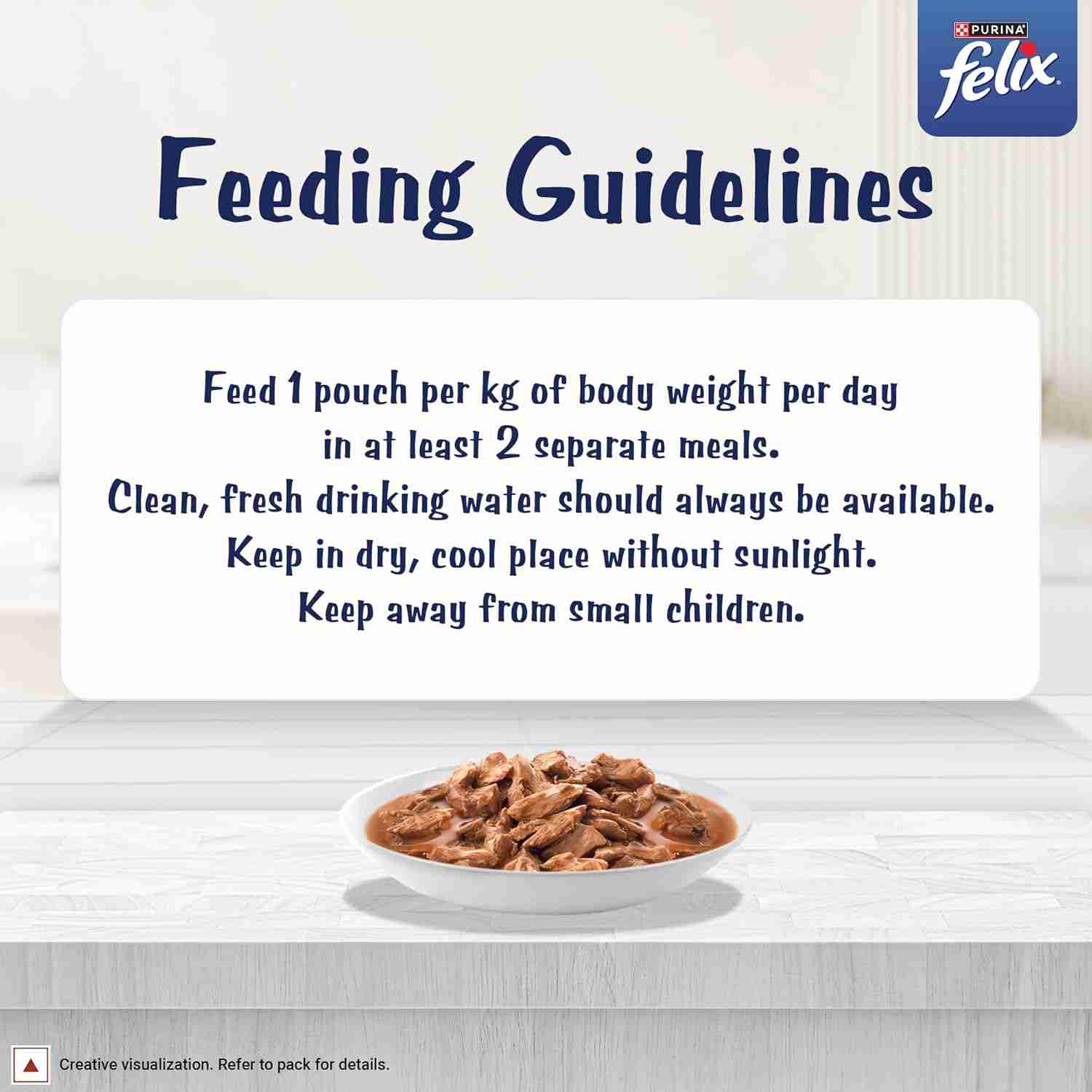 Purina Felix Gravy Lover Meaty Chicken Chunks Wet Cat Food, 70g