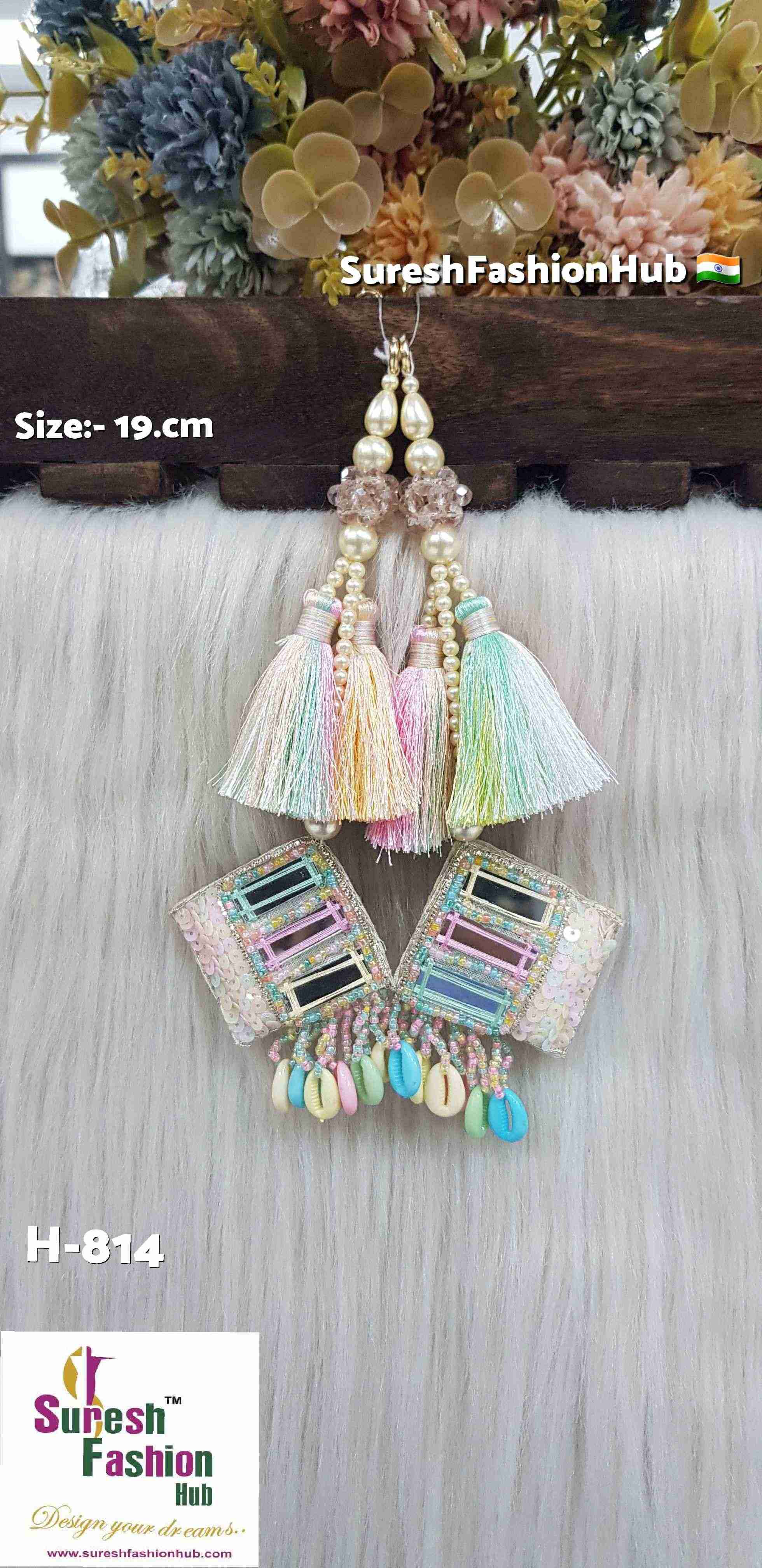 Pastel Pearl and Crystal Tassel