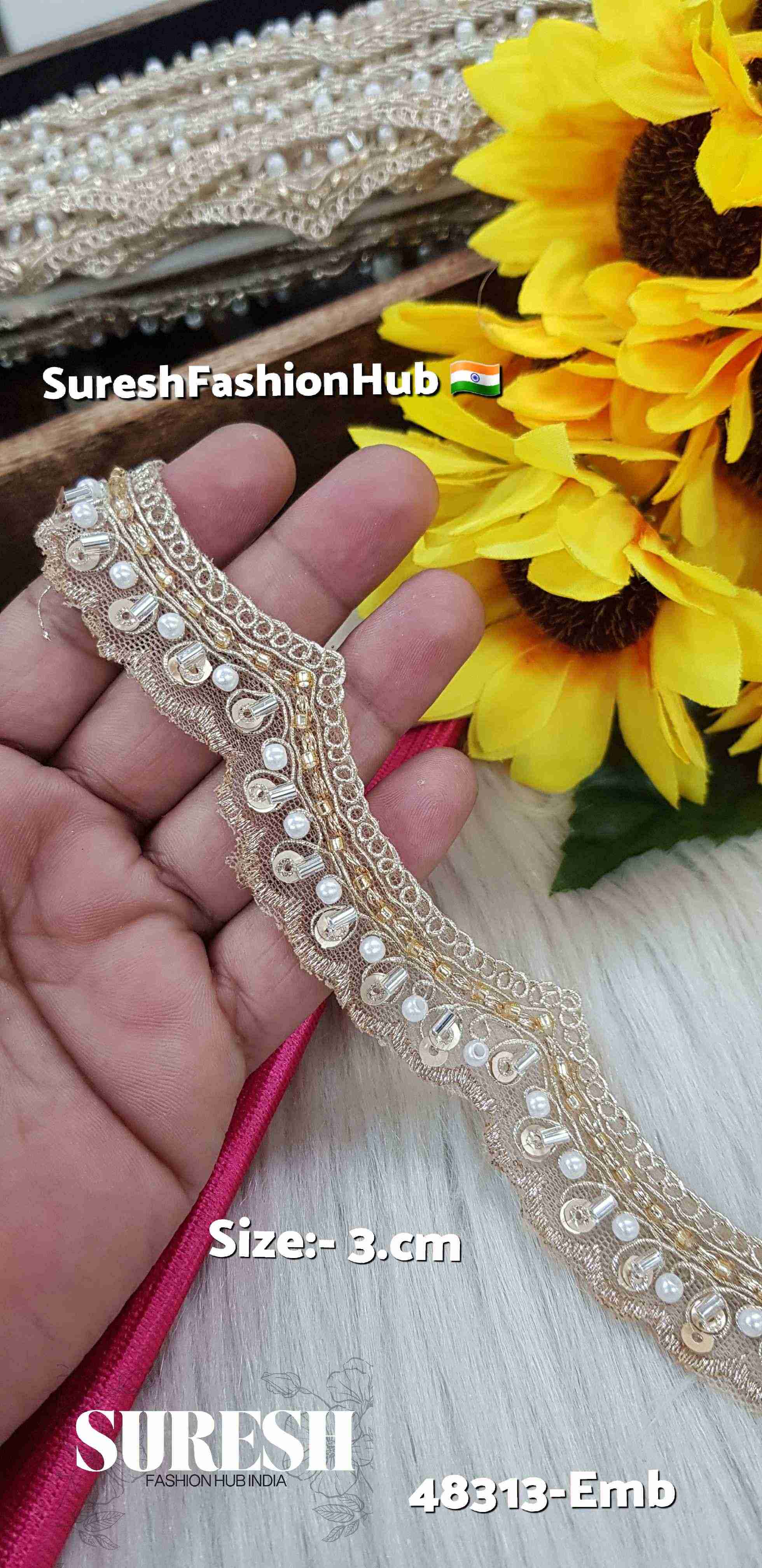  Pearl Grace Scallop Lace