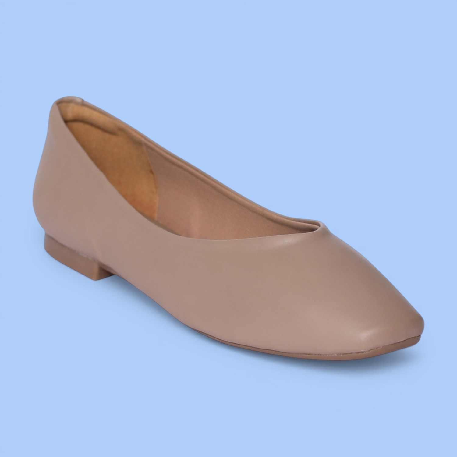 Women Classic Beige Ballet Heel