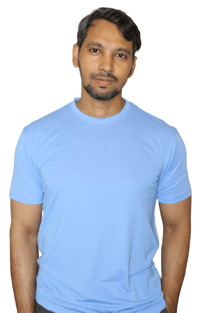 Blue Dry Fit Round Neck T Shirt