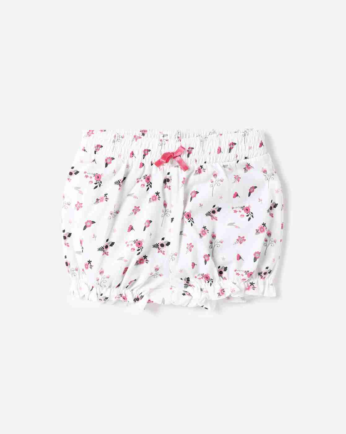 Printed Shorts with Tie-up