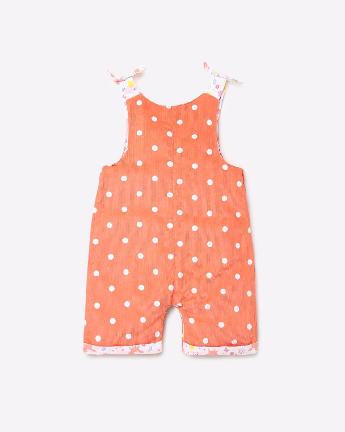 INF FRENDZ | Polka-Dot Print Dungarees with T-shirt|4