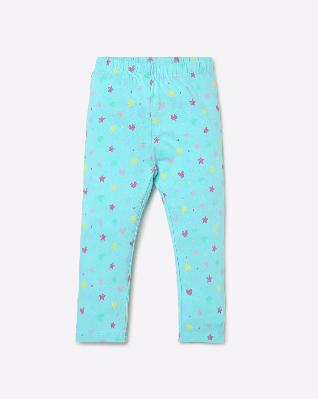INF FRENDZ | Printed Leggings with Elasticated Waistband|0