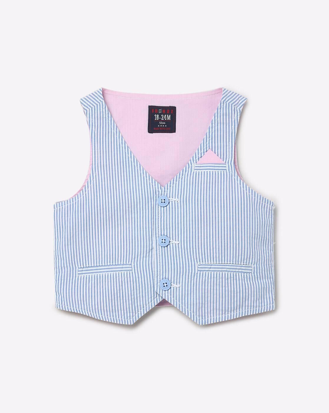 INF FRENDZ | Striped Suit Set with Bow Tie|3