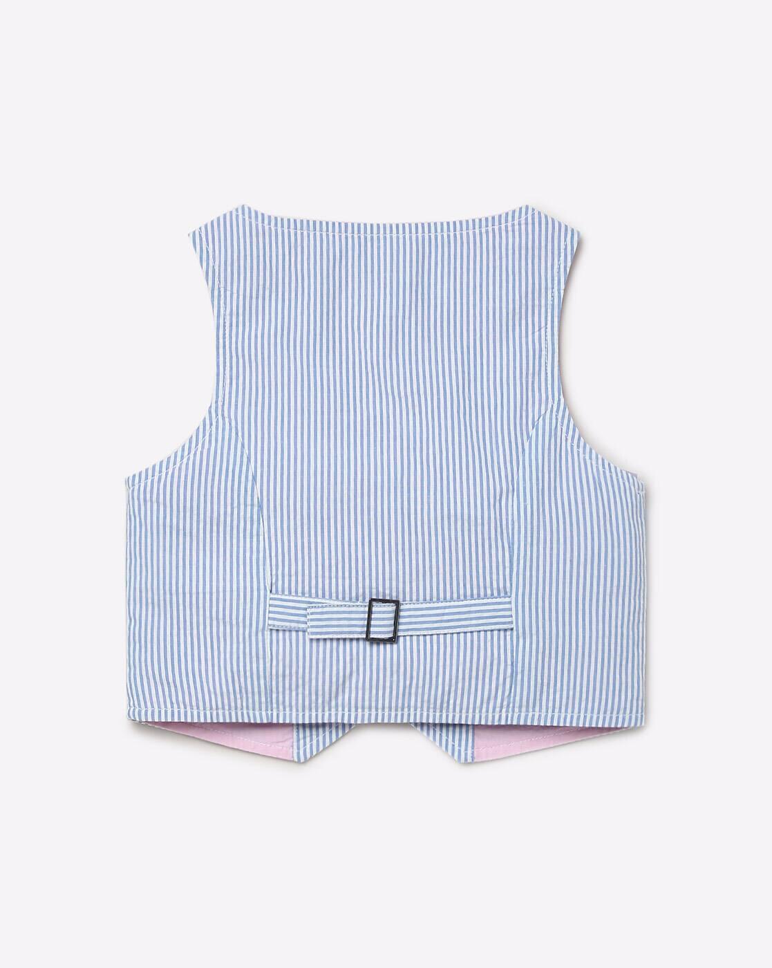 INF FRENDZ | Striped Suit Set with Bow Tie|4