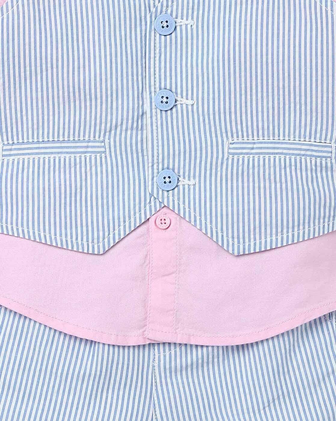 INF FRENDZ | Striped Suit Set with Bow Tie|8