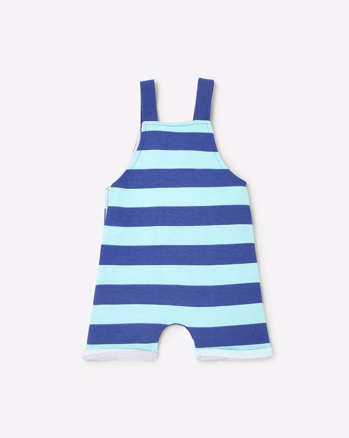 INF FRENDZ | Striped Dungarees with T-shirt|4