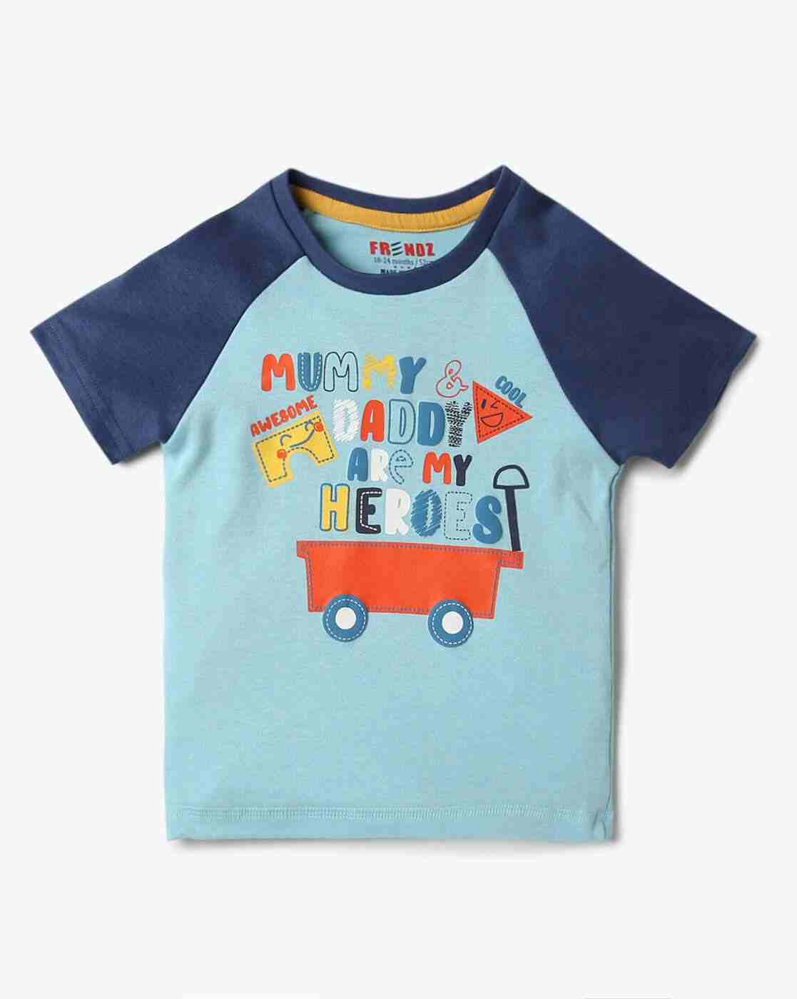 INF FRENDZ | Pack of 3 Printed Assorted Crew-Neck T-Shirts|1