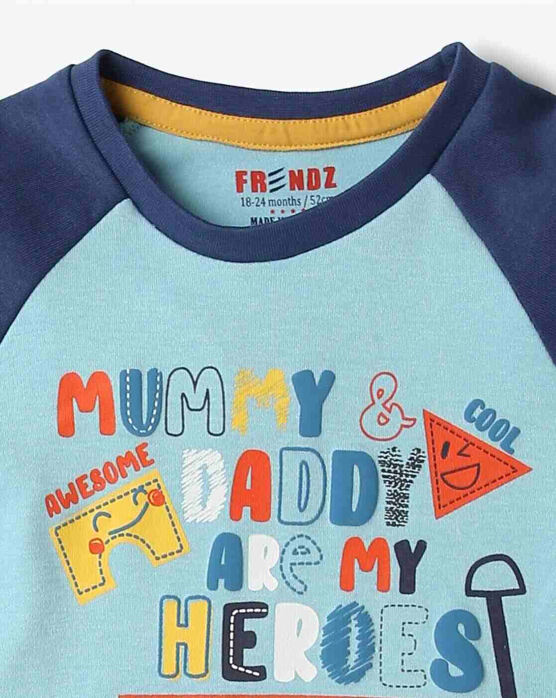 INF FRENDZ | Pack of 3 Printed Assorted Crew-Neck T-Shirts|7