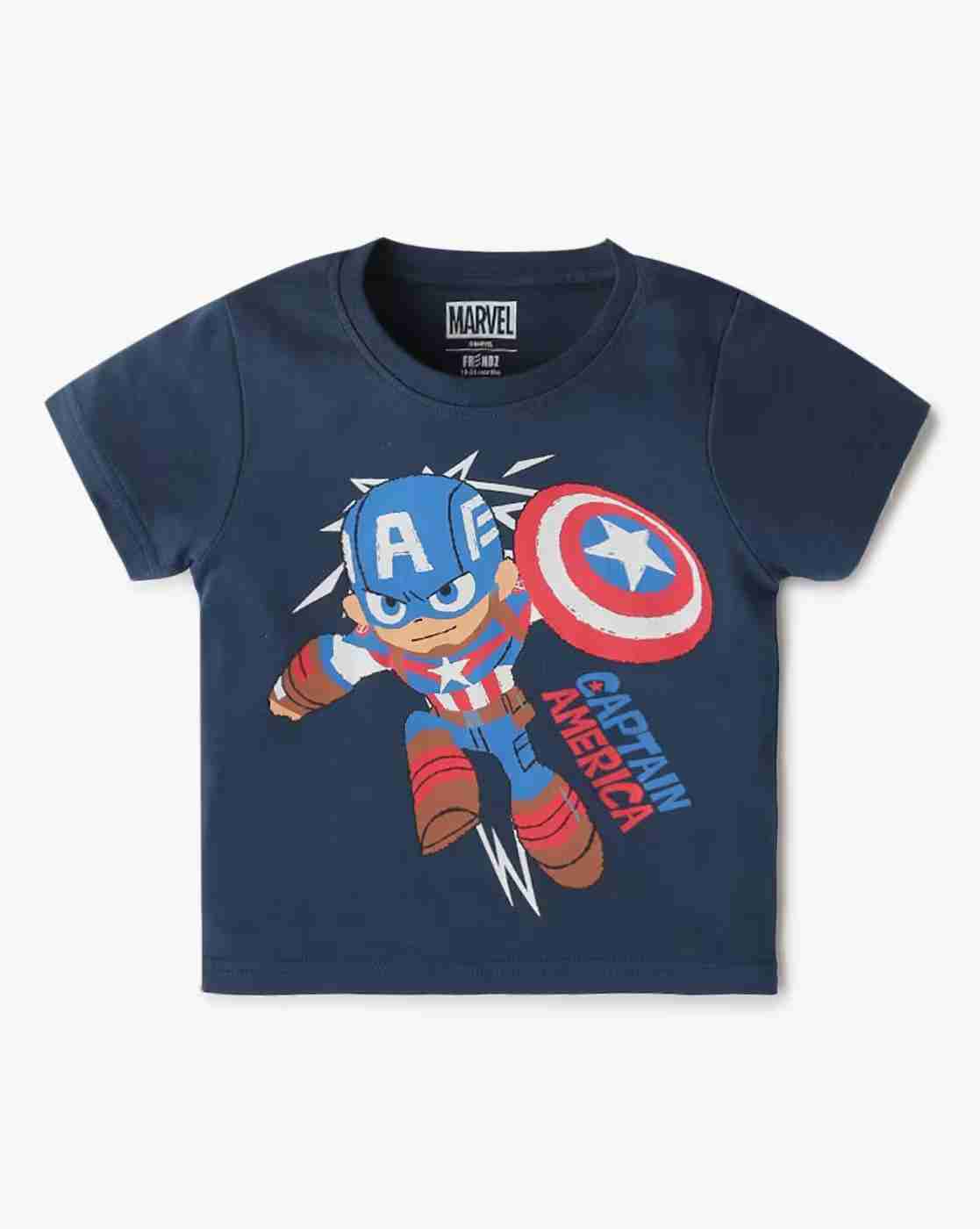 INF FRENDZ | Pack of 3 Marvel Print Crew-Neck T-Shirts|3