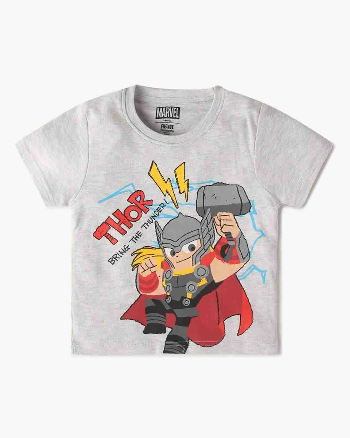 INF FRENDZ | Pack of 3 Marvel Print Crew-Neck T-Shirts|4
