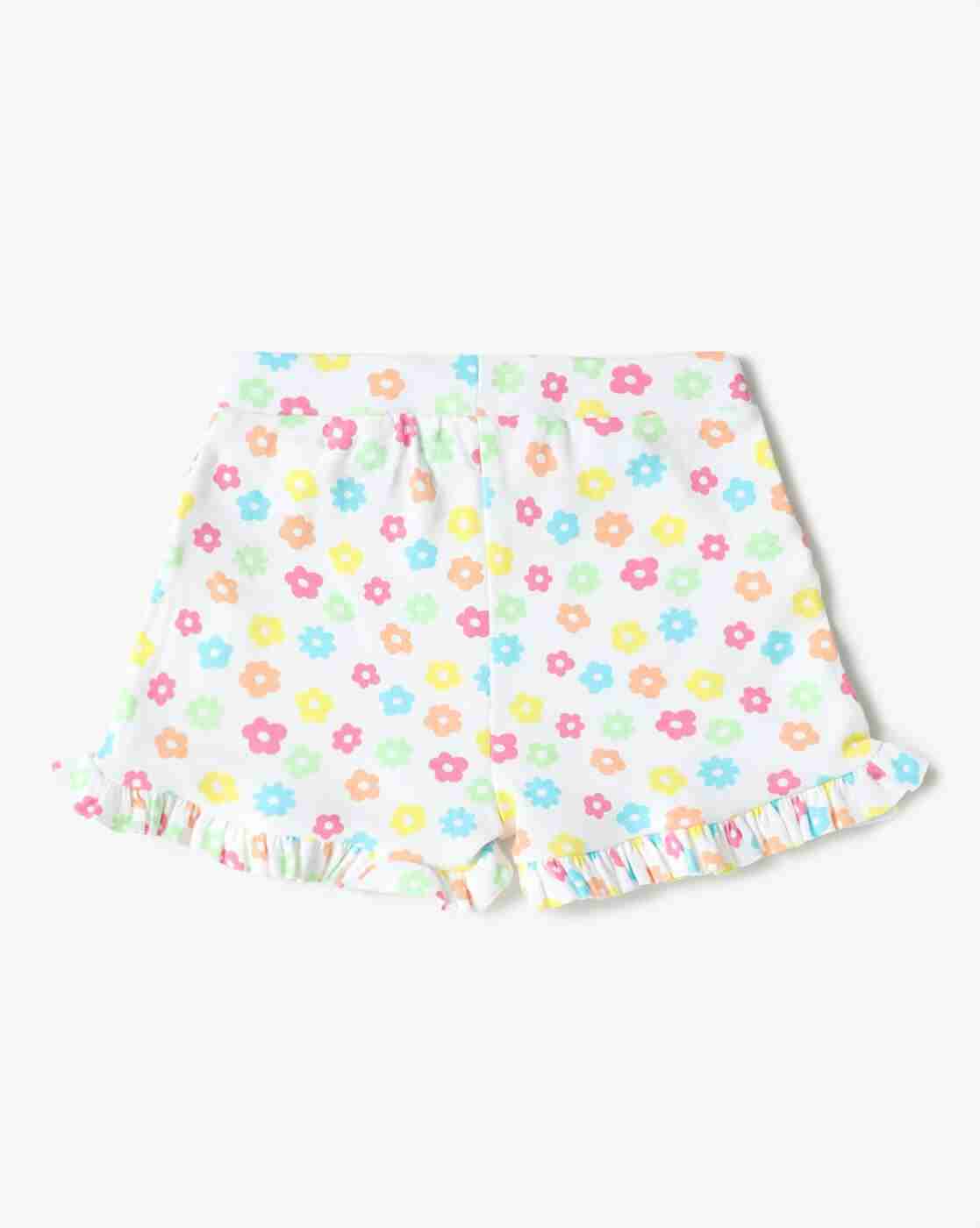 INF FRENDZ | Girls Pack of 3 Printed Cotton Shorts|4