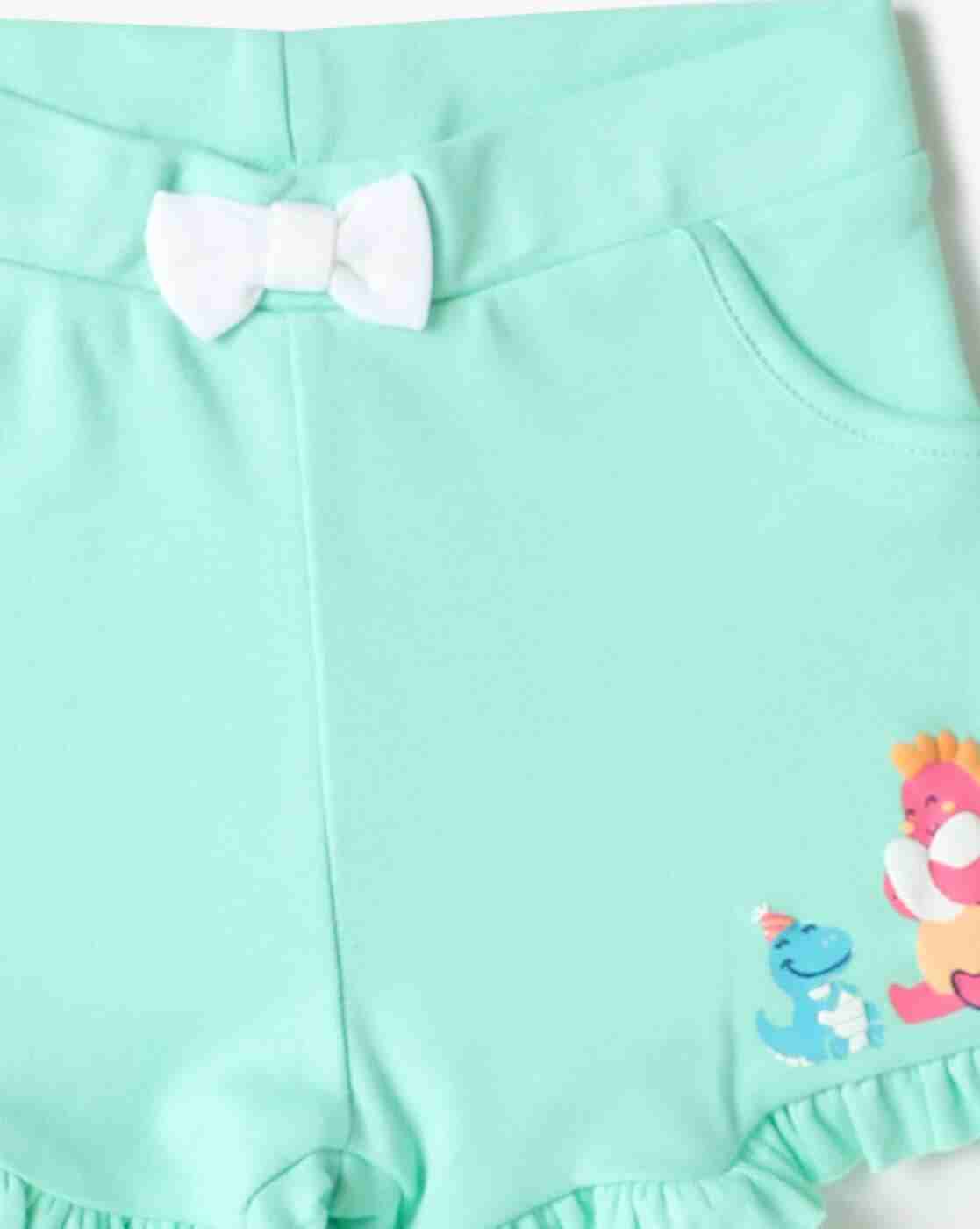 INF FRENDZ | Girls Pack of 3 Printed Cotton Shorts|6