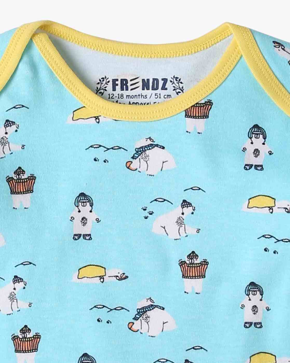 INF FRENDZ | Pack of 3 Assorted Cotton T-Shirts|7