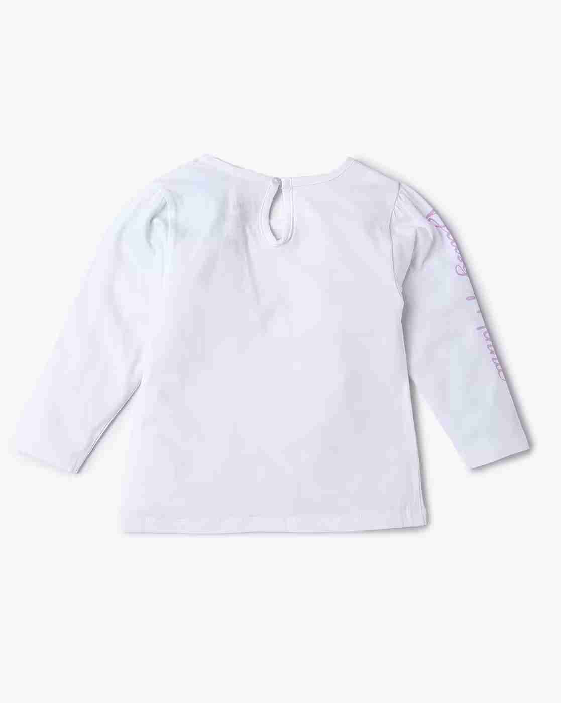 INF FRENDZ | Girls Printed Dungarees with T-Shirt|2