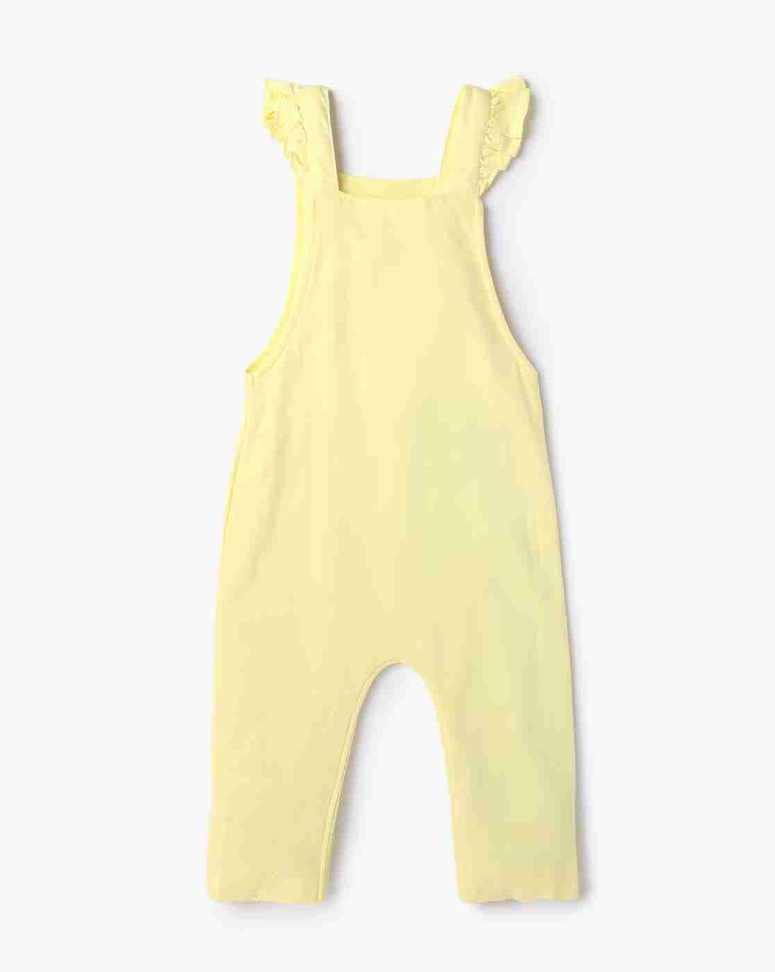 INF FRENDZ | Girls Printed Dungarees with T-Shirt|4