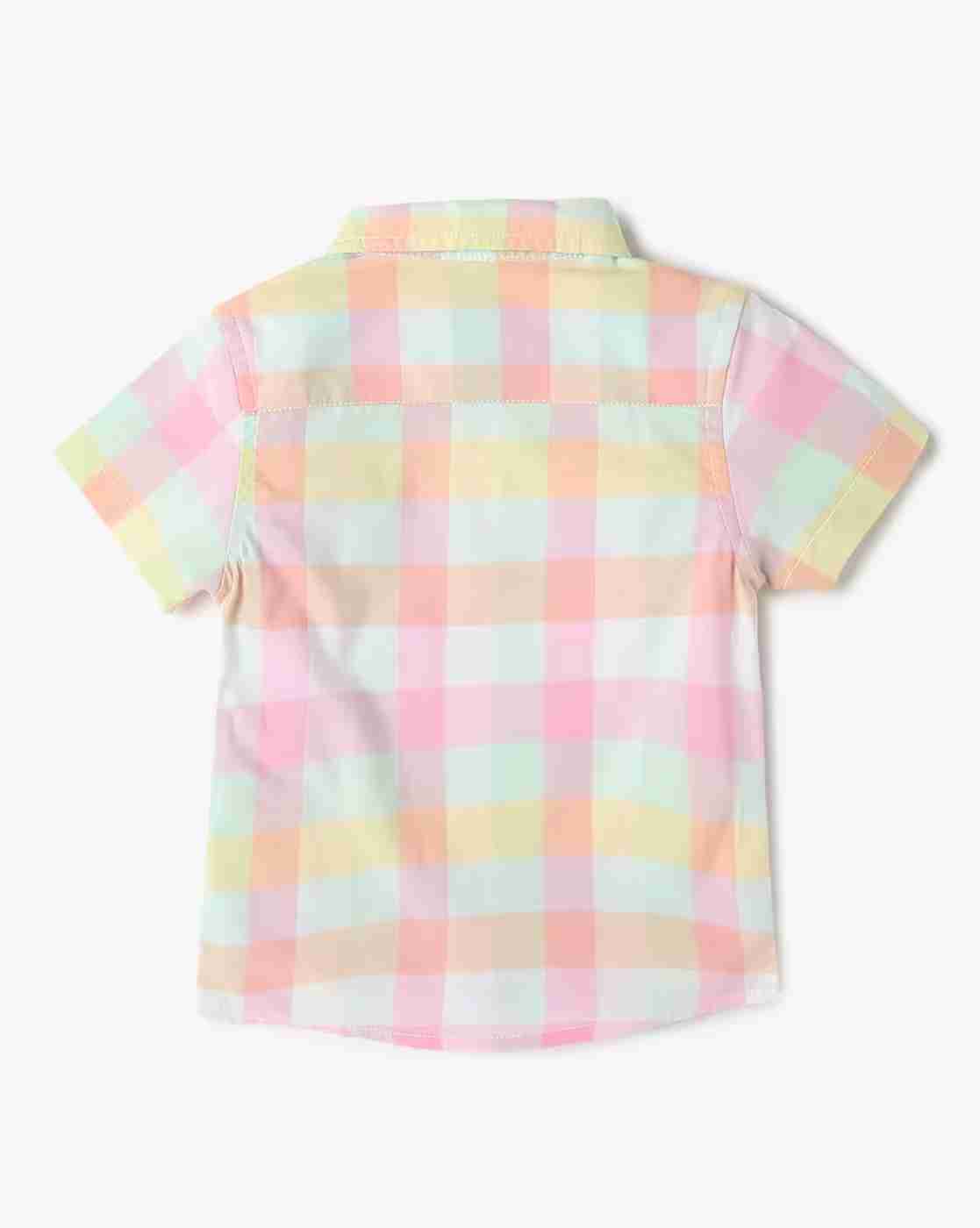 INF FRENDZ | Boys Checked Shirt with Dungaree Set & Bow|2