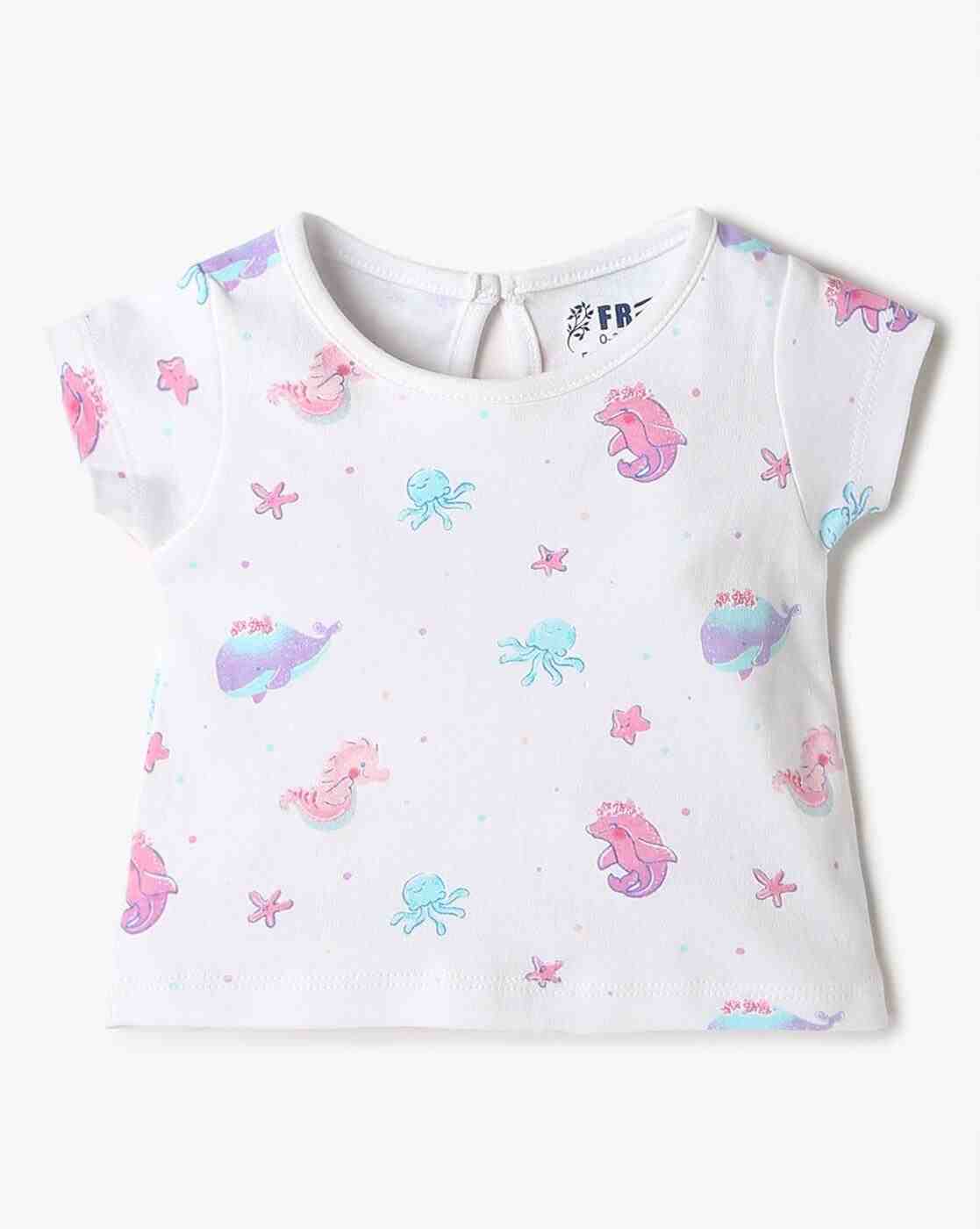 INF FRENDZ | Printed Dungaree and T-Shirt Set