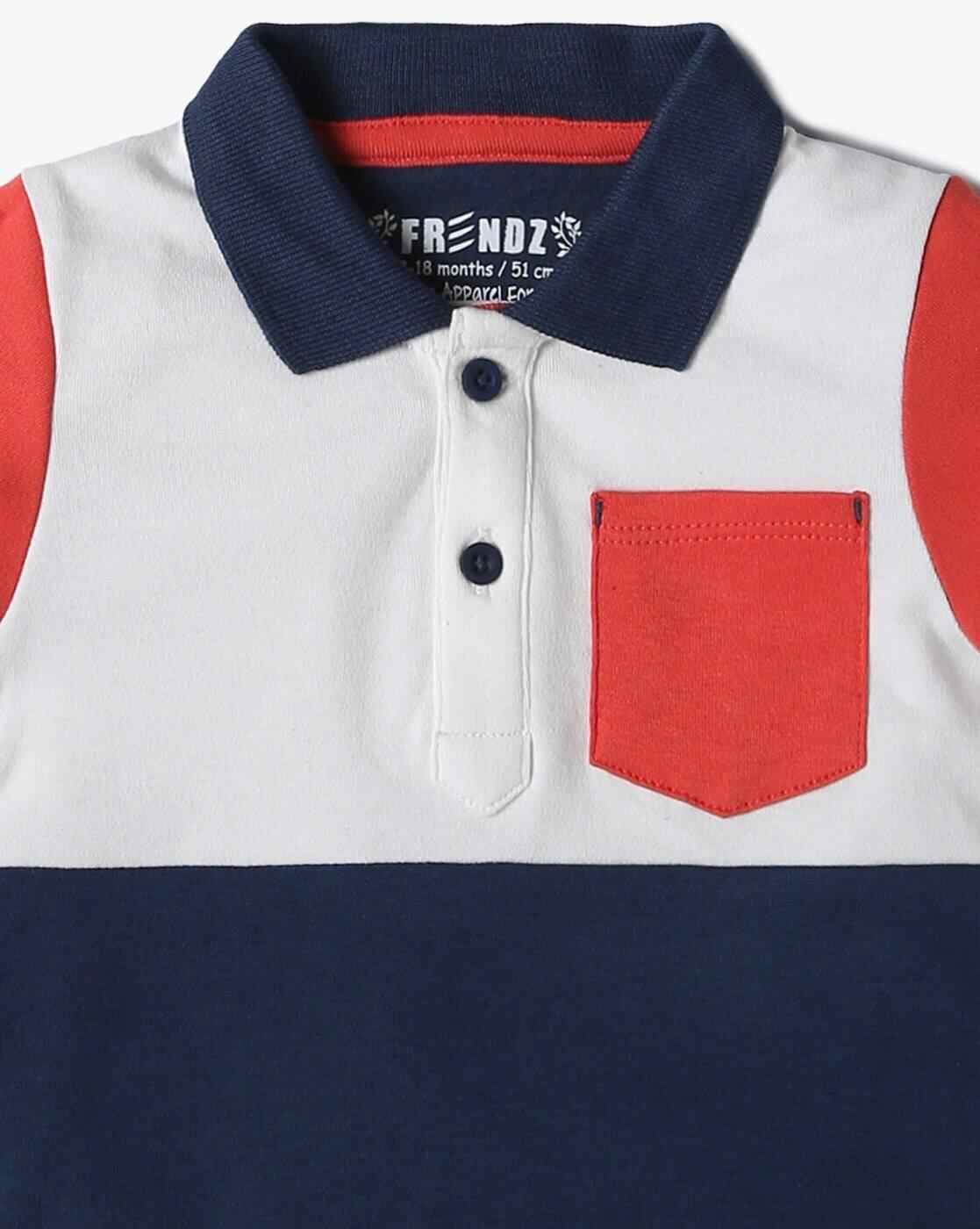 INF FRENDZ | Boys Pack of 3 Printed Assorted Polo T-Shirts|7