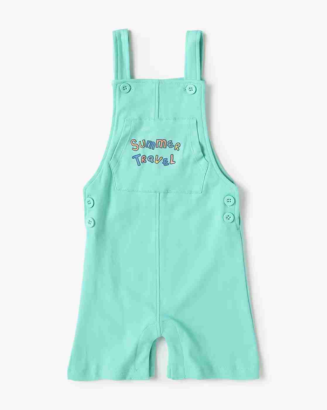 INF FRENDZ | Boys Typographic Print Dungaree & T-Shirt Set|3