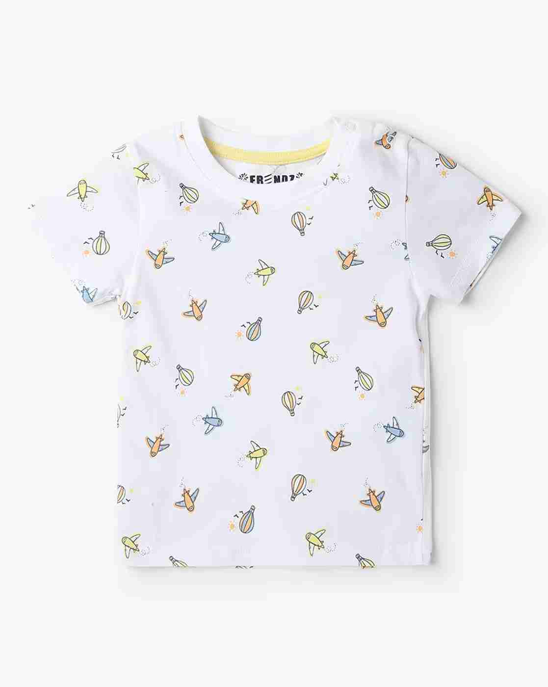 INF FRENDZ | Printed Regular Fit Dungaree & T-Shirt Set