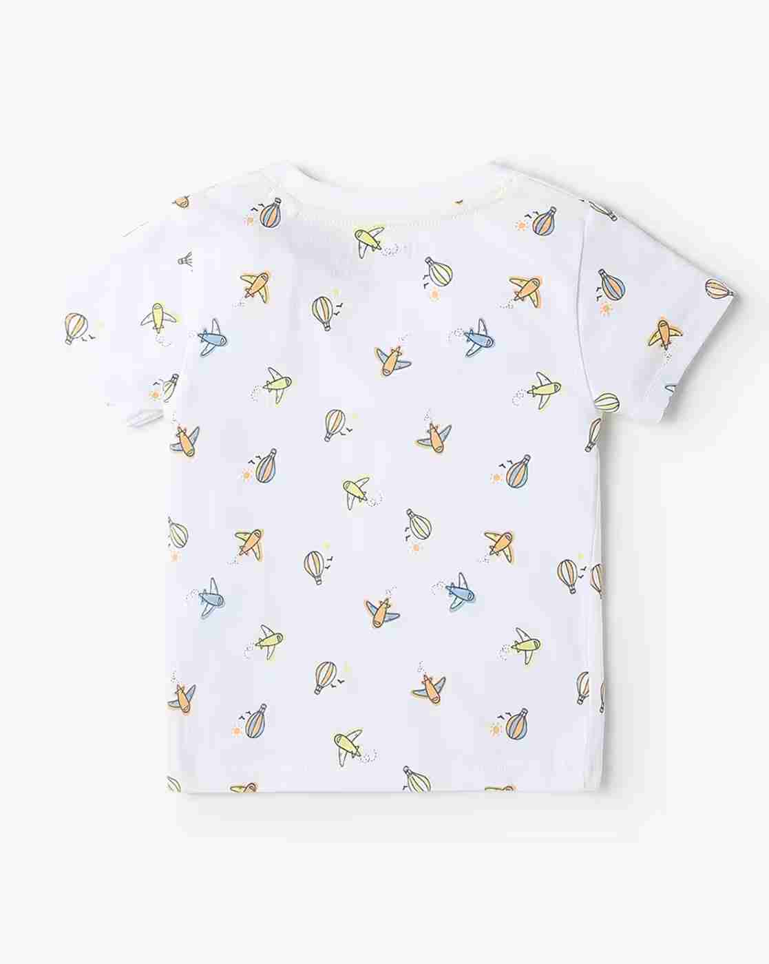 INF FRENDZ | Printed Regular Fit Dungaree & T-Shirt Set|2