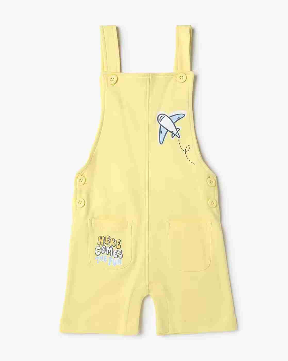 INF FRENDZ | Printed Regular Fit Dungaree & T-Shirt Set|3