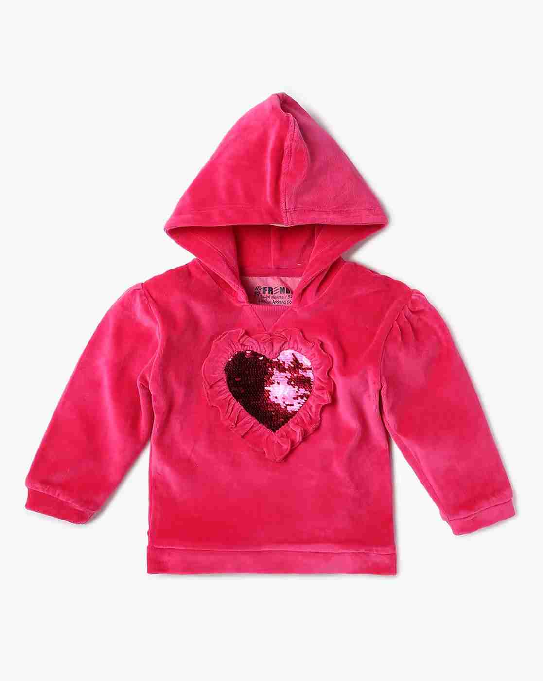 INF FRENDZ | Girls Embellished Hoodie & Joggers Co-Ord Set|1