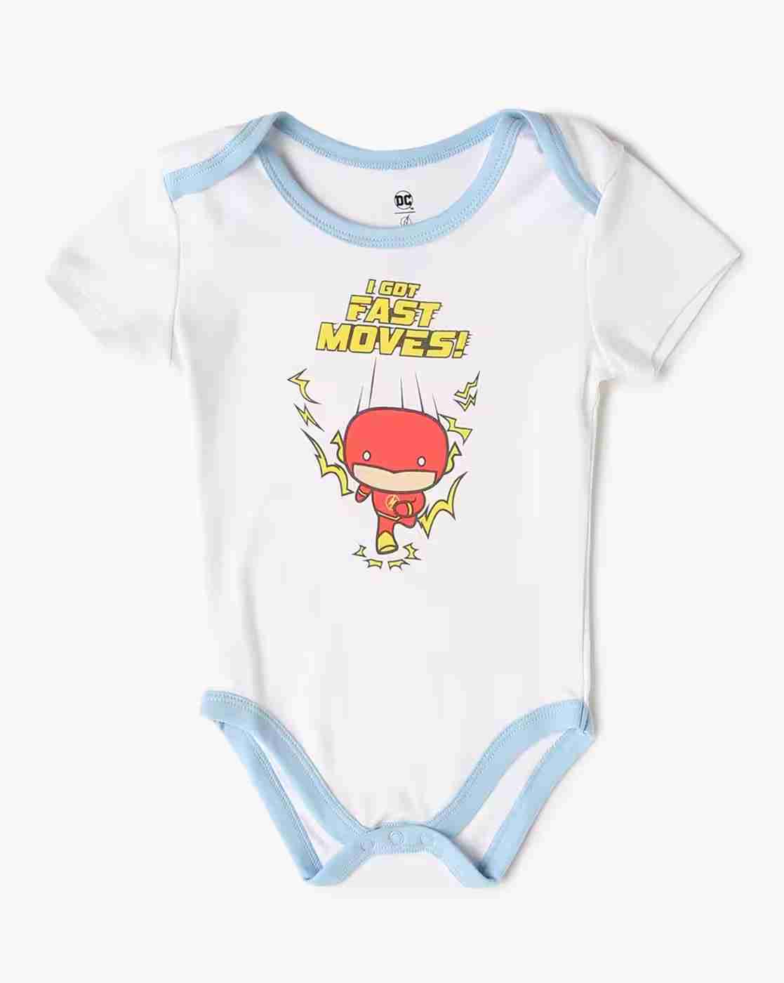 INF FRENDZ | Unisex Pack of 2 Assorted Printed Bodysuits