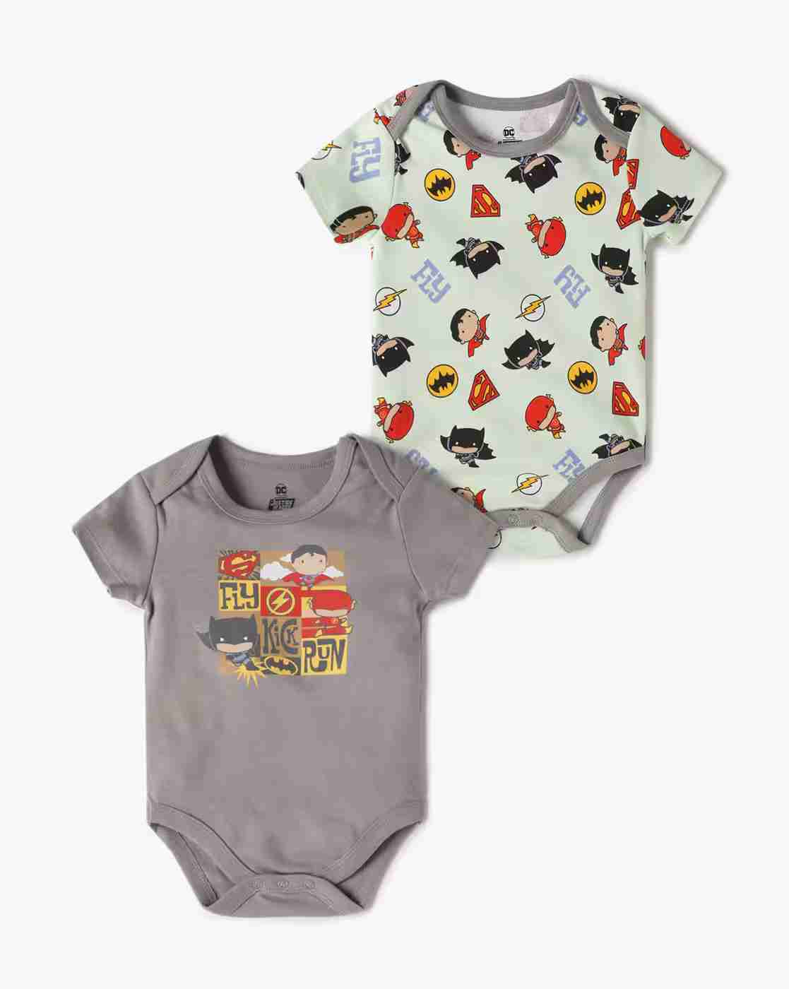 Pack of 2 Printed Assorted Bodysuits