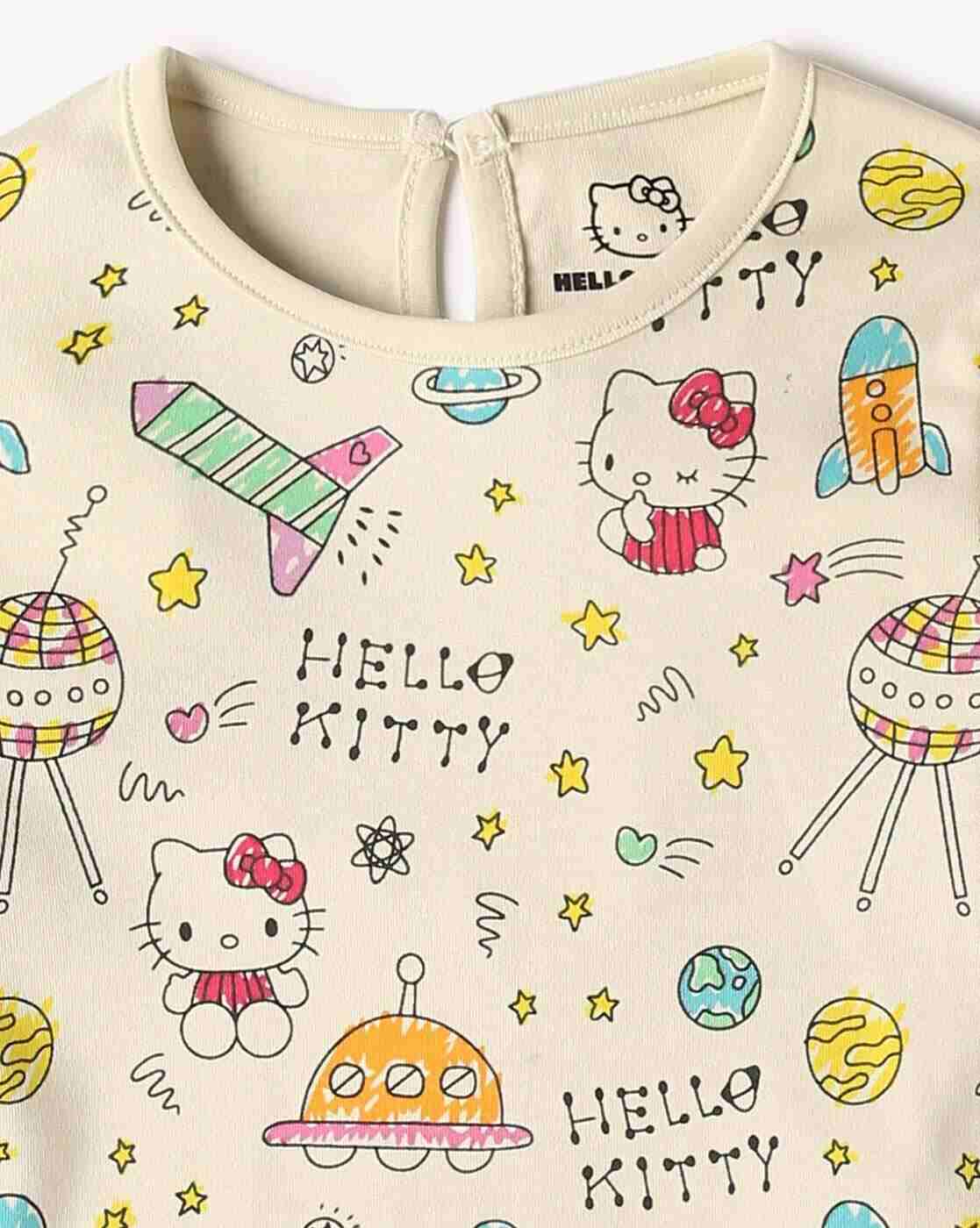 INF FRENDZ | Girls Graphic Print Realxed Fit Round-Neck T-Shirt|6