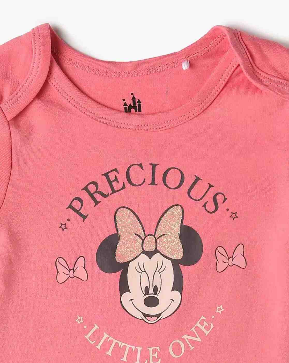 INF FRENDZ | Infants Pack of 2 Printed Round-Neck Onesies|5