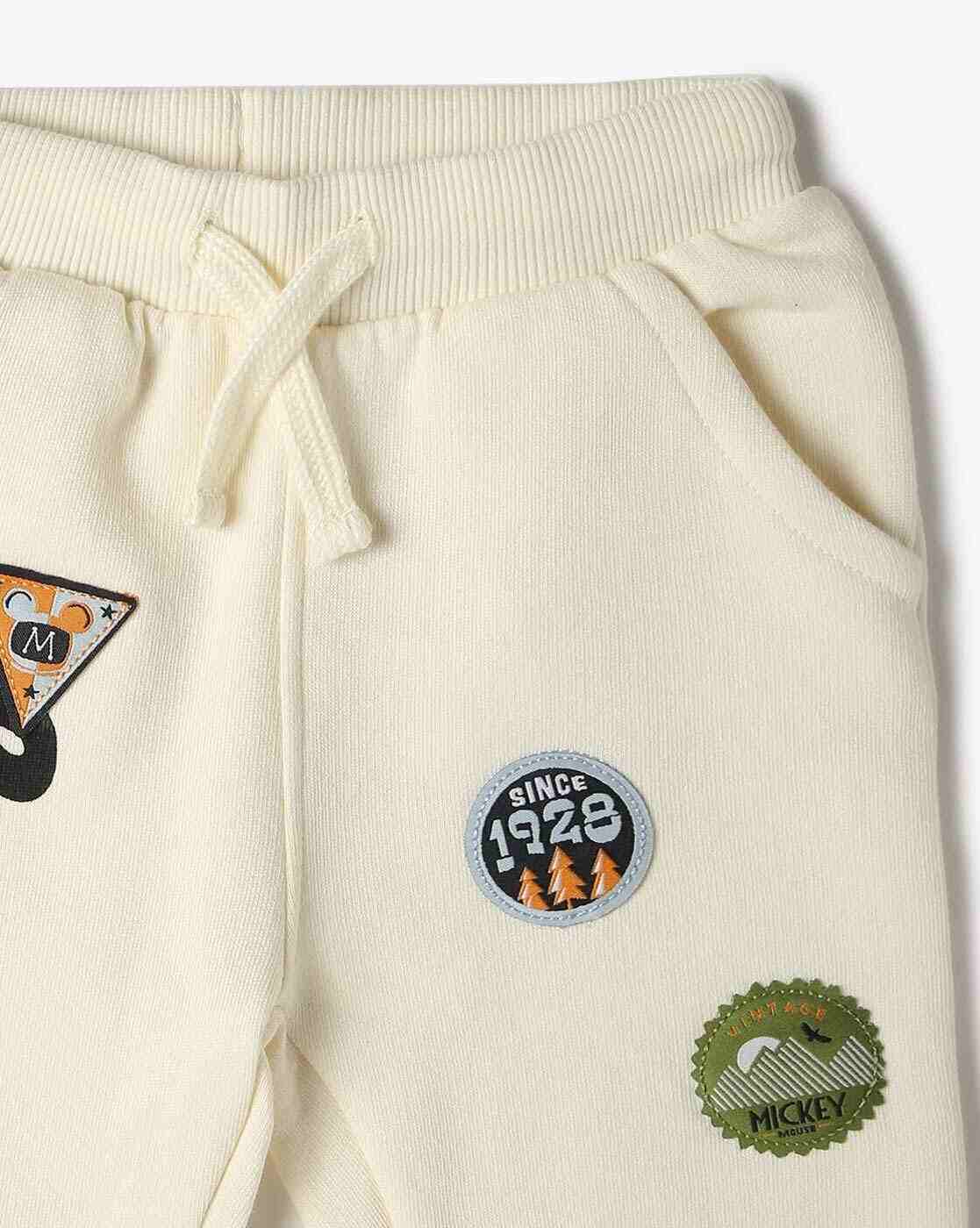 INF FRENDZ | Mickey Mouse Print Regular Fit Joggers|2