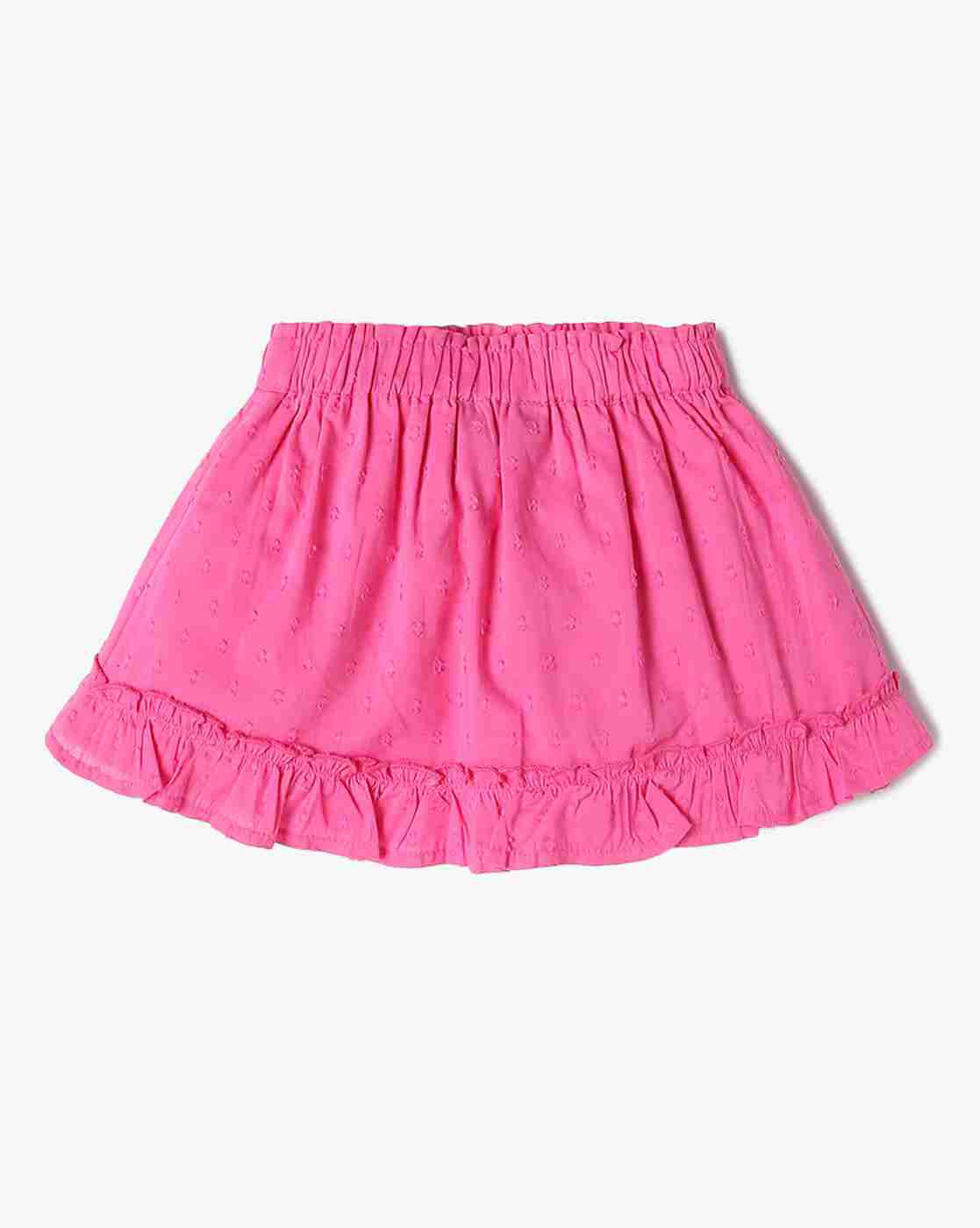 INF FRENDZ | Girls Swiss-Dot Top & Skirt with Hairband|4