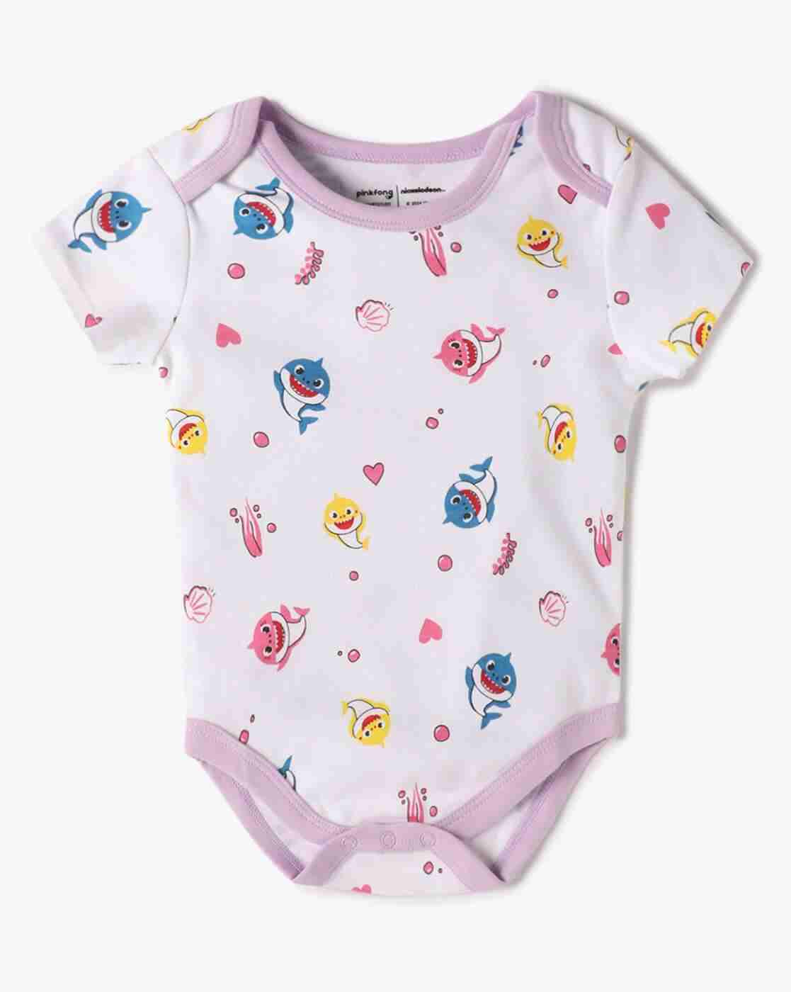 INF FRENDZ | Boys Pack of 2 Graphic Print Cotton Bodysuits