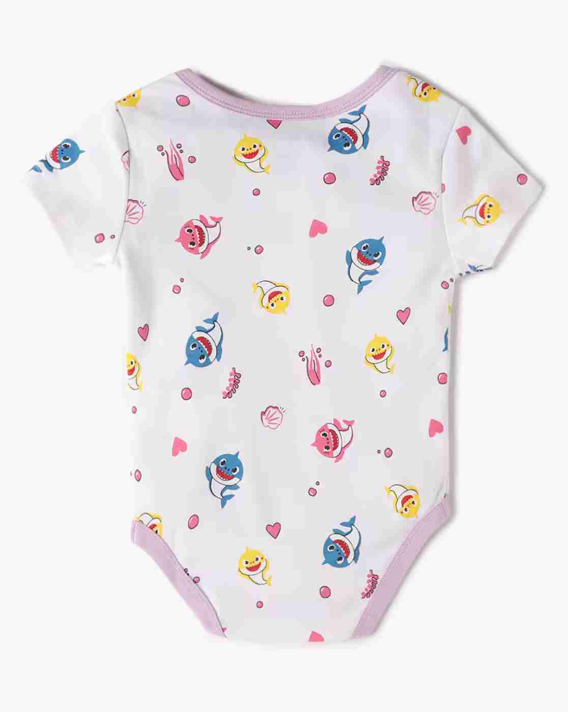 INF FRENDZ | Boys Pack of 2 Graphic Print Cotton Bodysuits|2