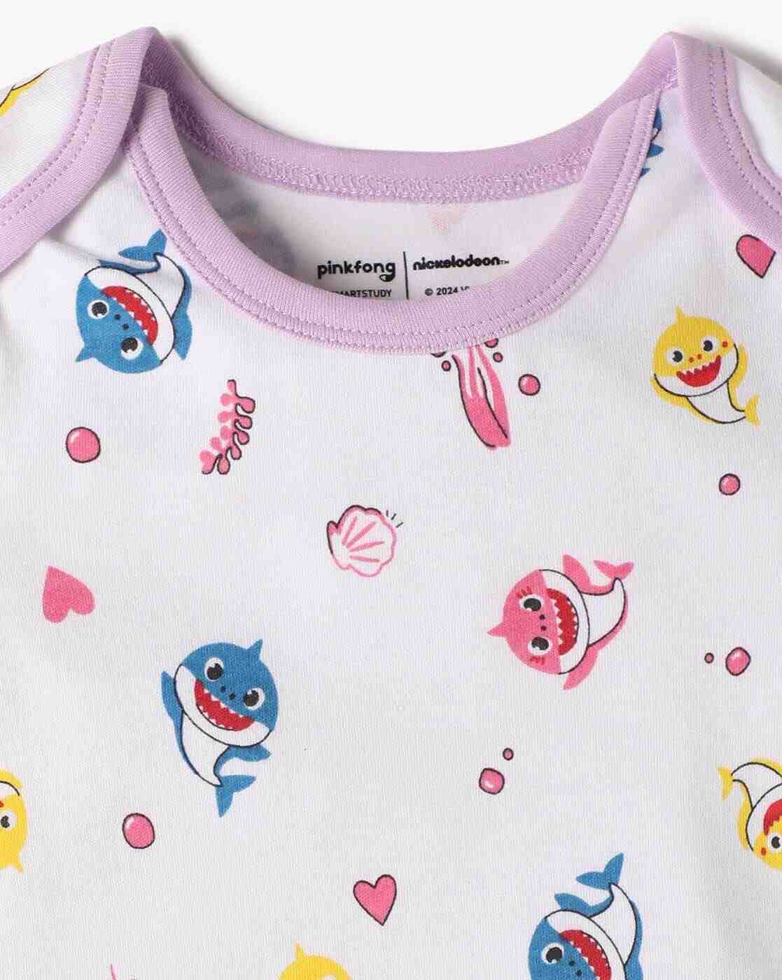 INF FRENDZ | Boys Pack of 2 Graphic Print Cotton Bodysuits|6