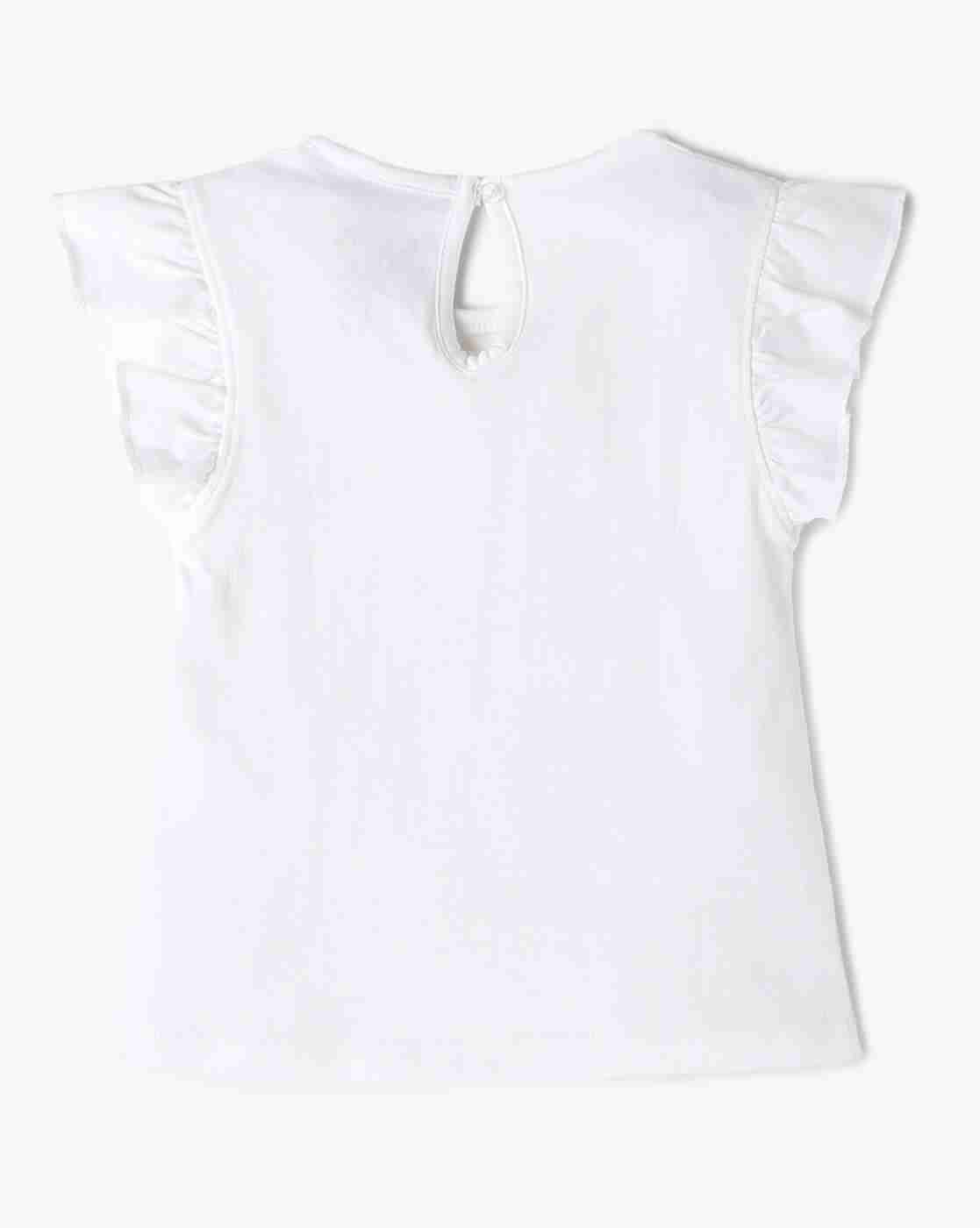 INF FRENDZ | Girls Graphic Print Round-Neck T-Shirt|1