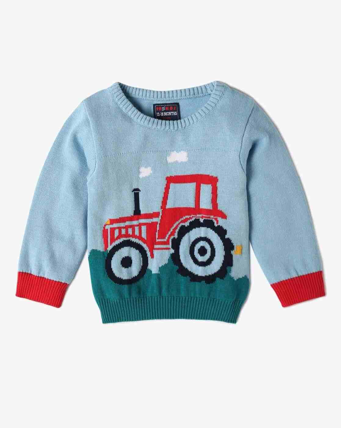 INF FRENDZ | Patterned Round-Neck Sweater|0