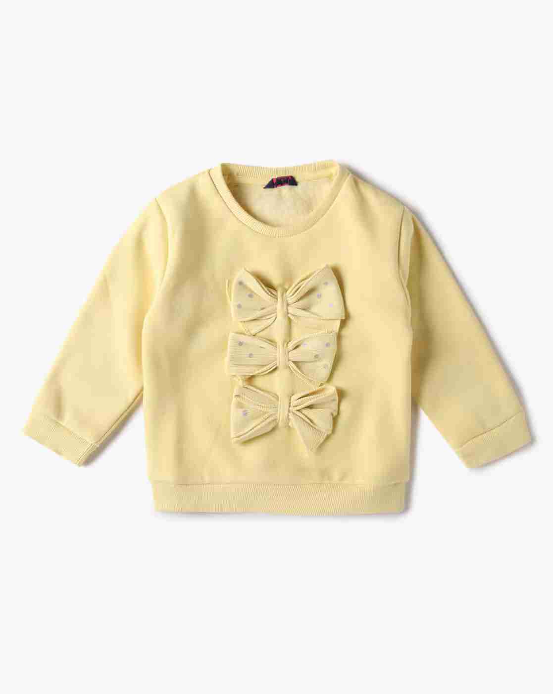 INF FRENDZ | Round-Neck Bow Sweatshirt|0