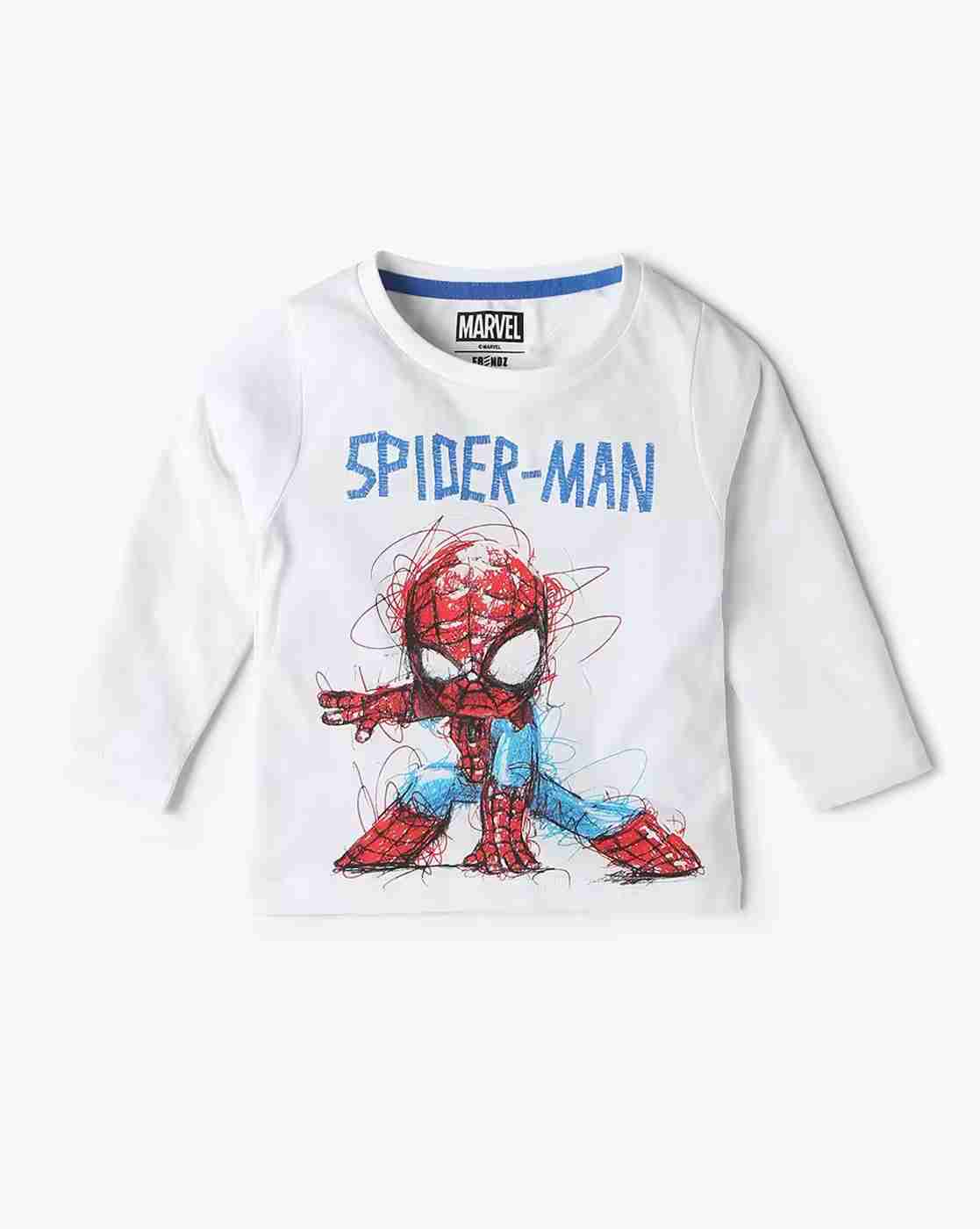 INF FRENDZ | Boys Spiderman Regular Fit T-Shirt|0