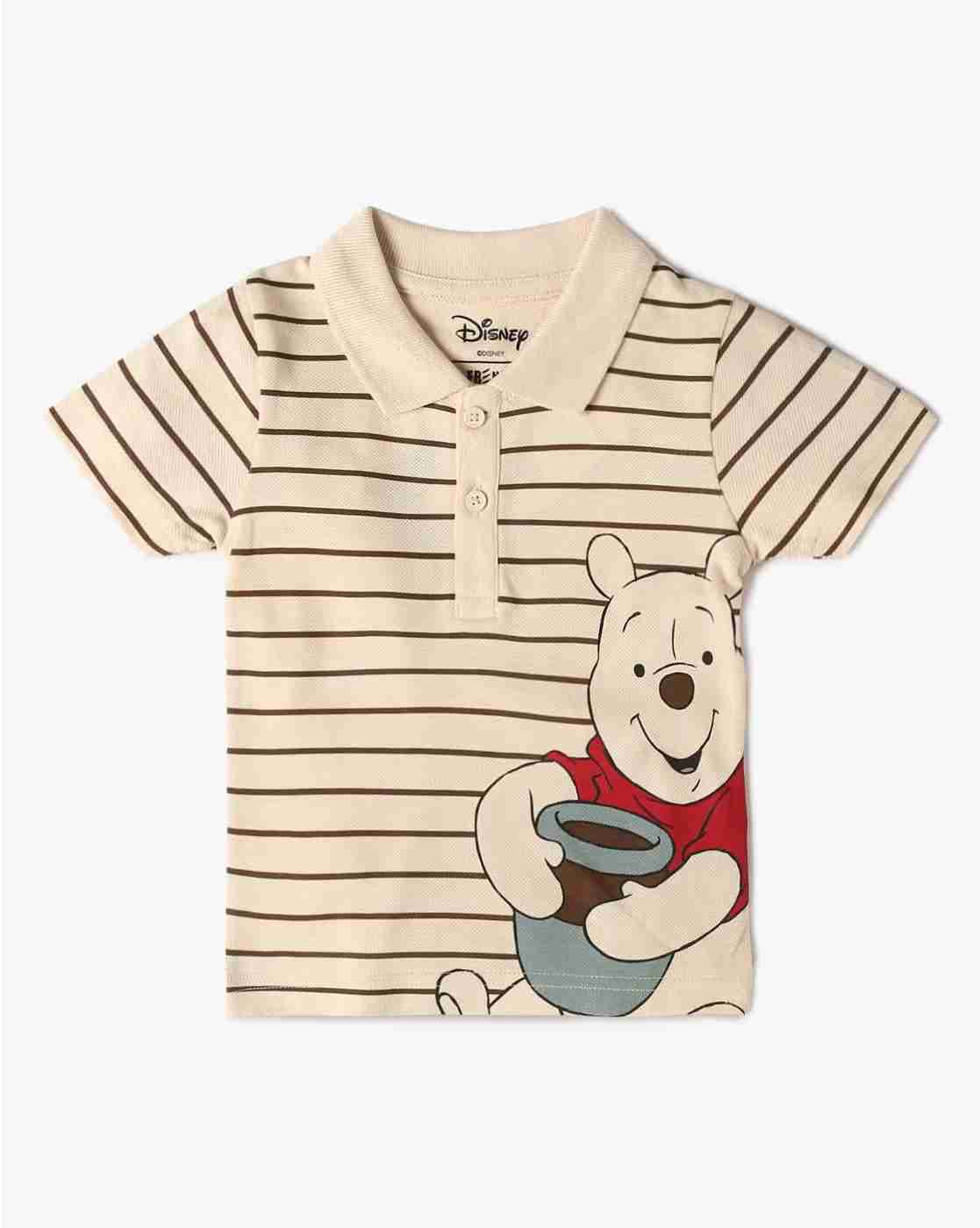 INF FRENDZ | Boys Winnie The Pooh Regular Fit Polo T-Shirt|0