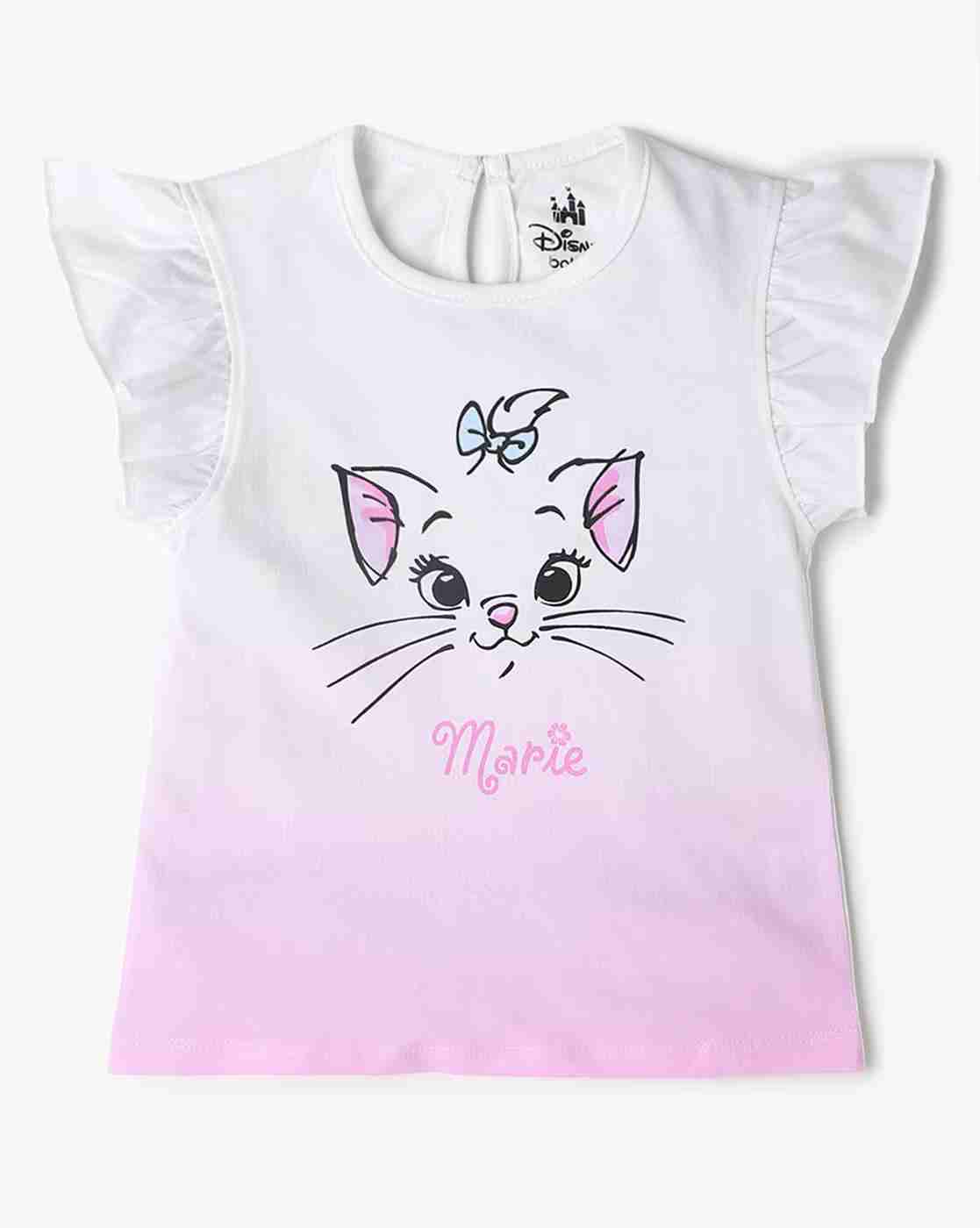 INF FRENDZ | Girls Graphic Print Regular Fit Round-Neck Top|0
